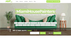 Desktop Screenshot of miamihousepainters.com