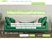 Tablet Screenshot of miamihousepainters.com